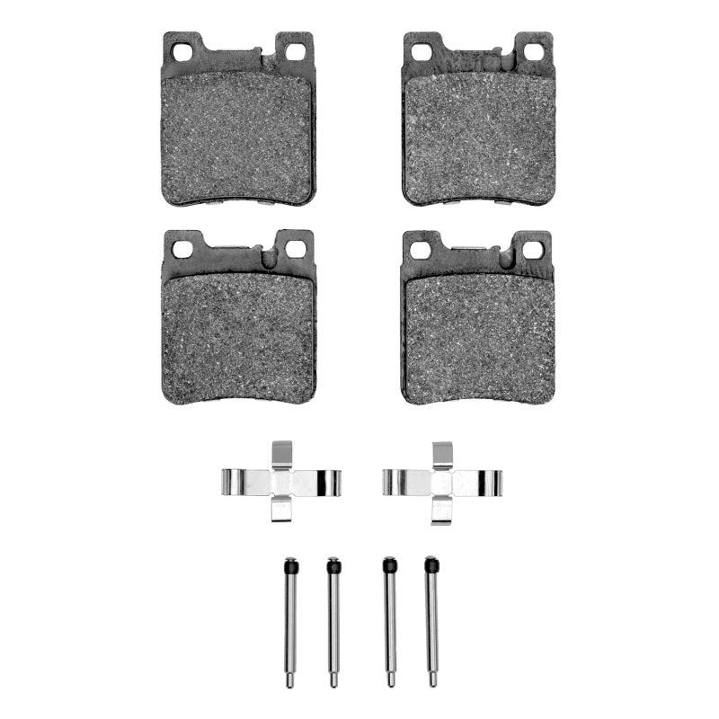 DFC 91-03 Mercedes-Benz S320 Rear 5000 Advanced Low Metallic Brake Pads and Hardware Kit