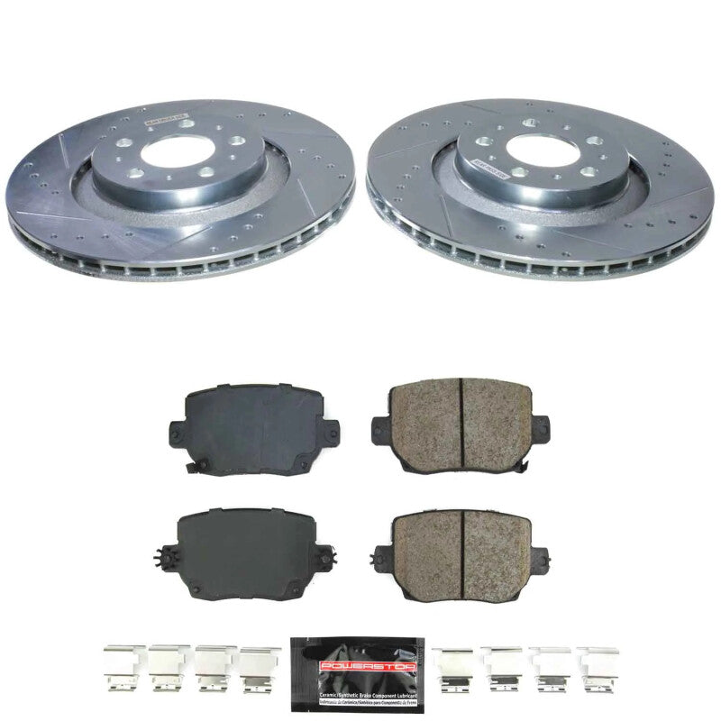 PowerStop Power Stop 20-24 Tesla Y Rear Z23 Evolution Brake Kit