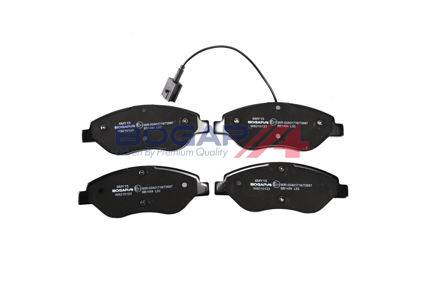 BOGAP W8210123 Brake Pad Set, Disc Brake | ML Performance Car Parts