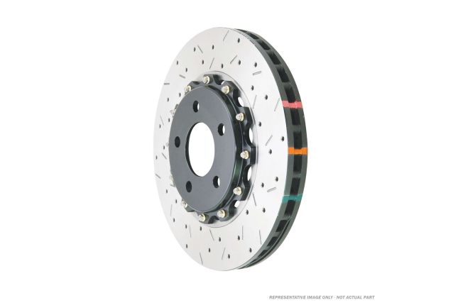 DBA Brakes DBA-52224BLKXS 5000 Series XS Brake Rotor; Front
