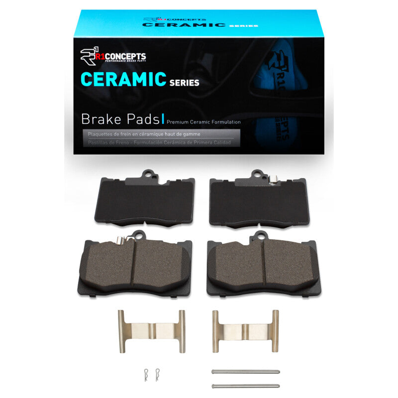 R1 Concepts R1 2006-2025 Lexus GS460 Front R1 Ceramic Pads & Hardware Kit