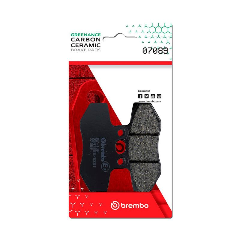 Brembo Powersports Brembo Aprilia Rx/Tomos 125Se Carbon Ceramic Brake Pad - Front