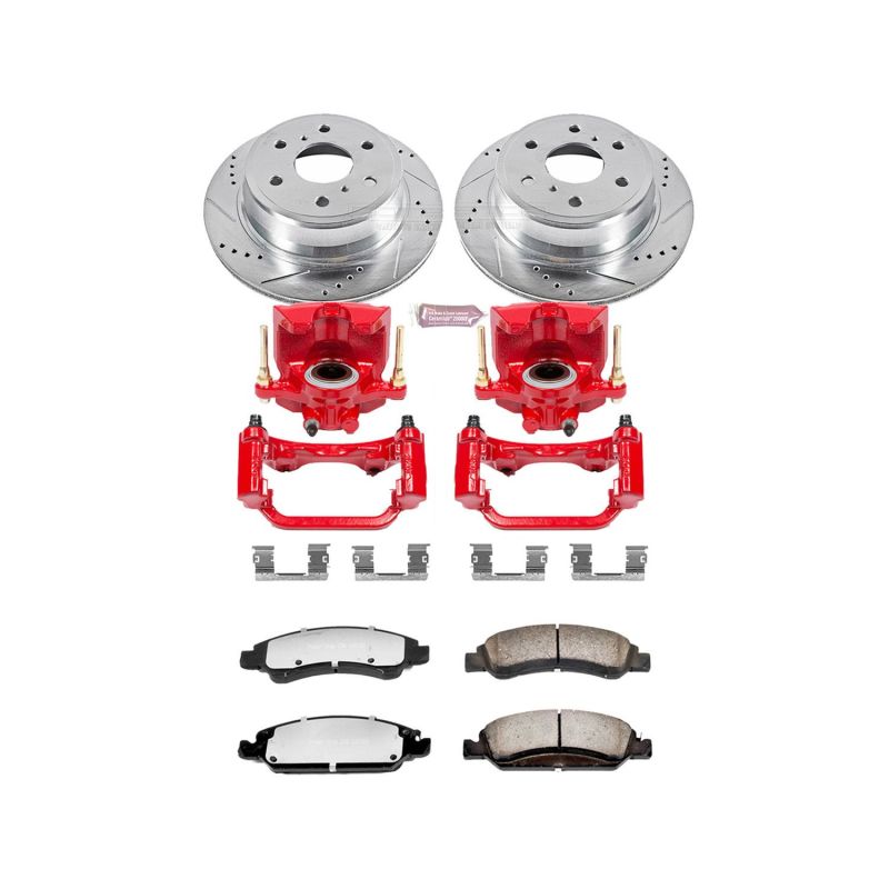 PowerStop Power Stop 15-19 Cadillac Escalade Rear Z36 Truck & Tow Brake Kit w/Calipers