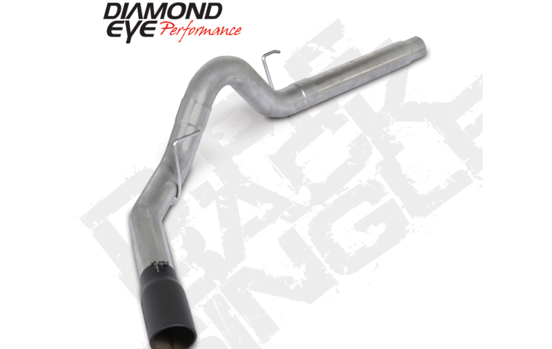 Diamond Eye Performance Diamond Eye 18-19 Ford 3.0L Powerstroke F150 - 4in Alum DPF Back Exhaust Kit w/ Tip 4512BRA-DEBK