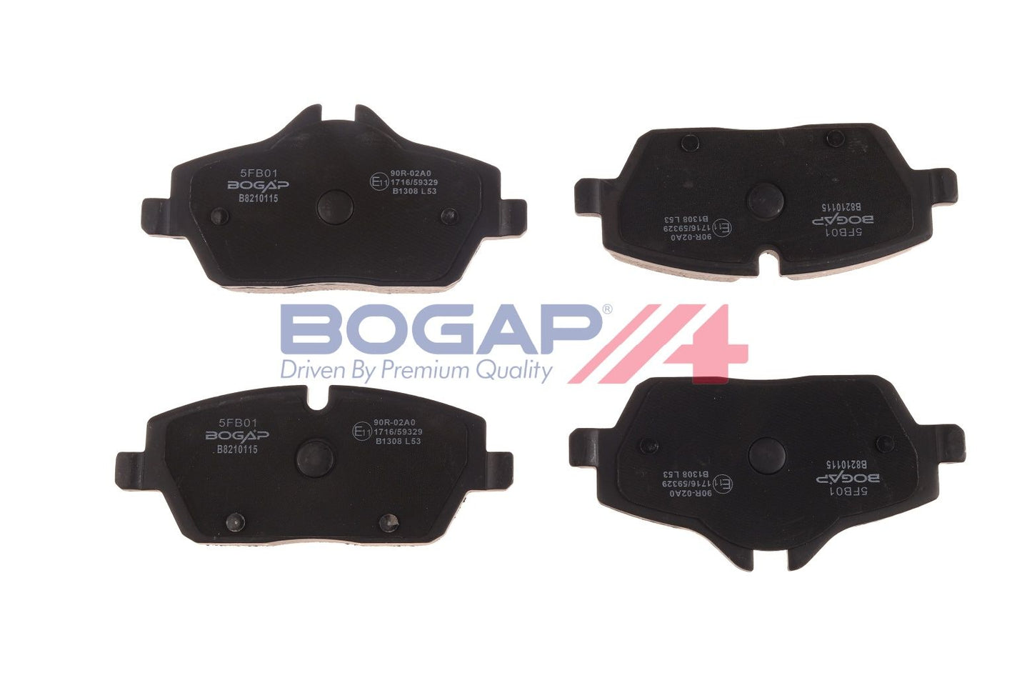 BOGAP B8210115 Brake Pad Set, Disc Brake | ML Performance Car Parts