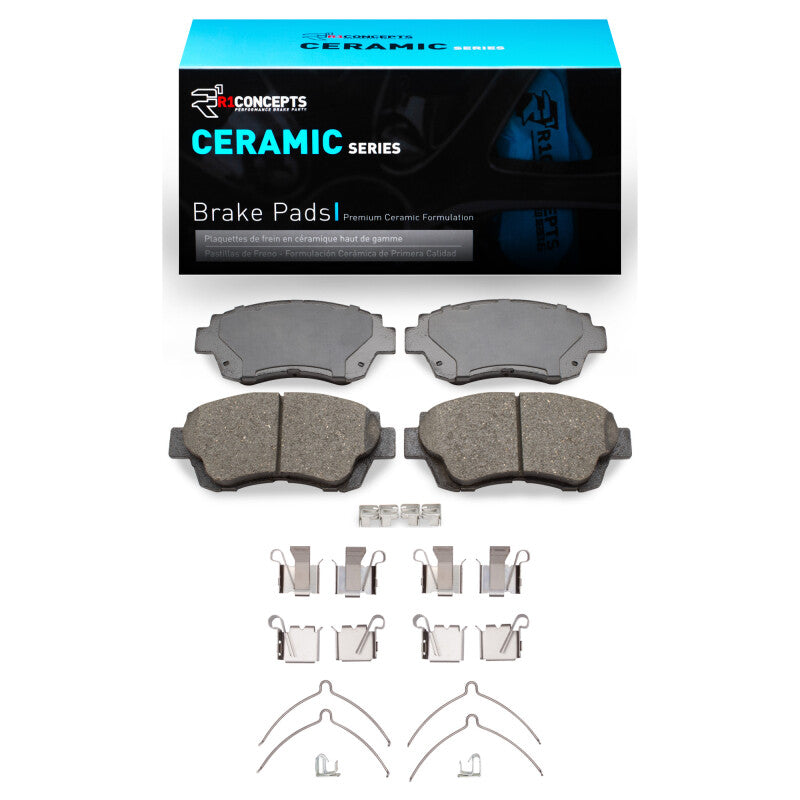 R1 Concepts R1 1990-1998 Lexus ES300 Front R1 Ceramic Pads & Hardware Kit