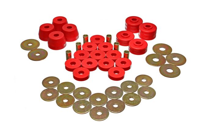 Energy Suspension 5.4102R Body Mount Bushing SetS