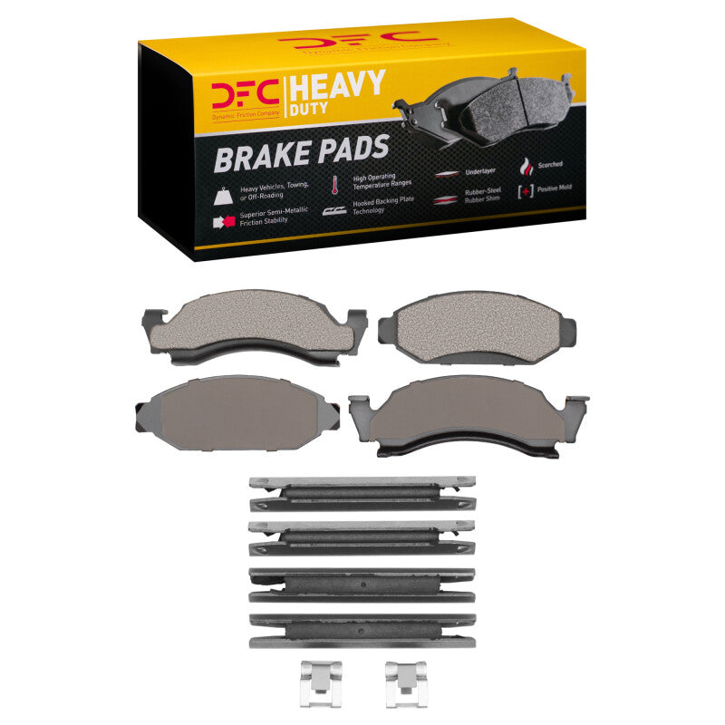 DFC 86-93 Ford F-150 4WD Front Heavy Duty Pads and Hardware Kit