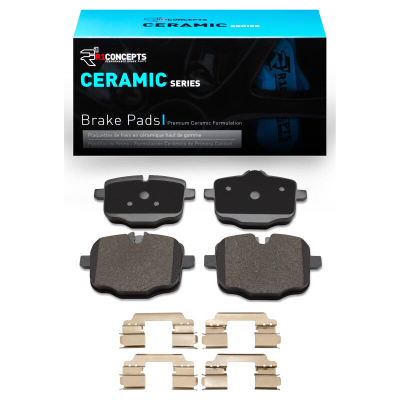 R1 Concepts R1 12-19 BMW M6 Rear Ceramic Pads & Hardware Kit
