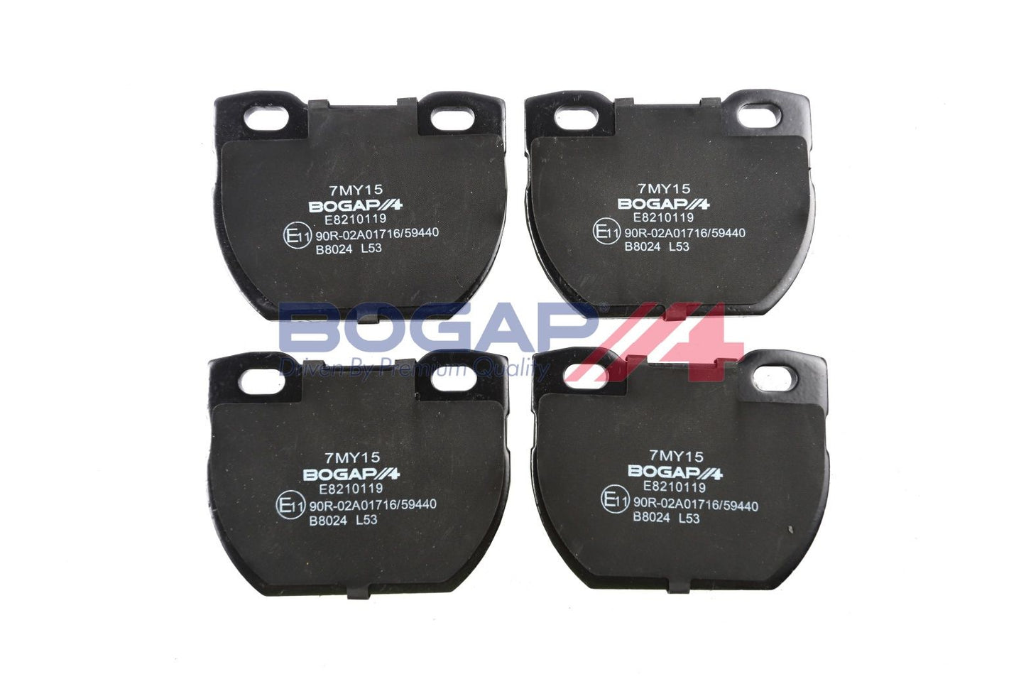 BOGAP E8210119 Brake Pad Set, Disc Brake