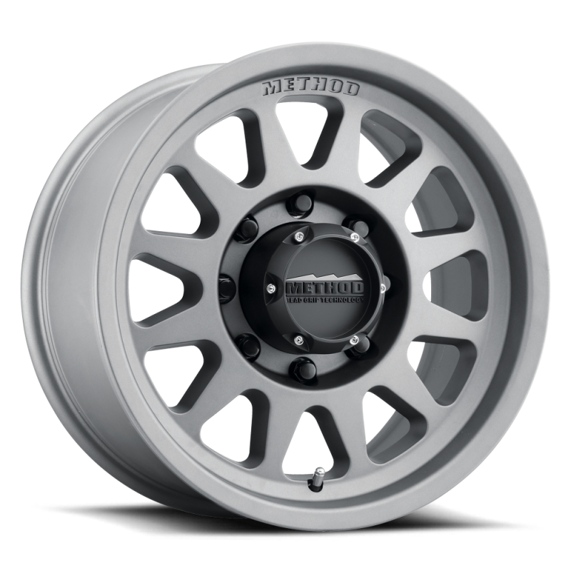 Method Wheels Method MR704 HD 17x9 18mm Offset 8x6.5 130.81mm CB Titanium Wheel