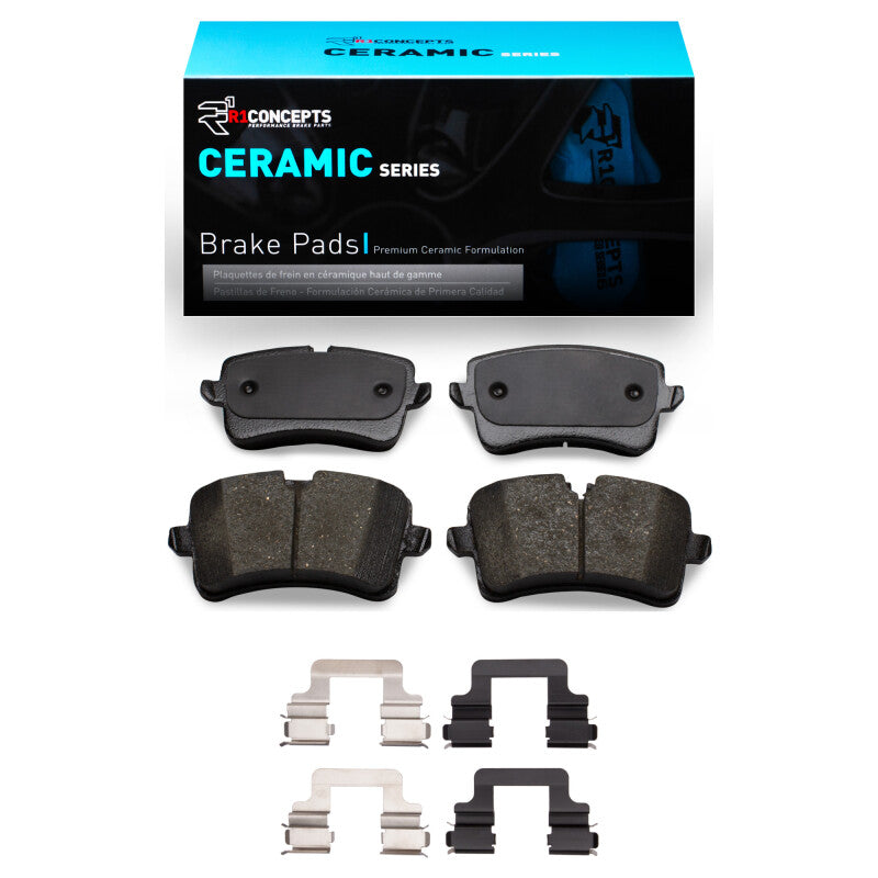 R1 Concepts R1 2011-2023 Audi A6 (USA/Canada) Rear R1 Ceramic Pads & Hardware Kit
