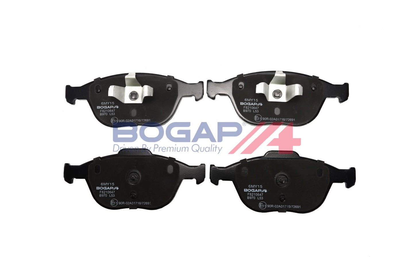 BOGAP F8210647 Brake Pad Set, Disc Brake | ML Performance Car Parts