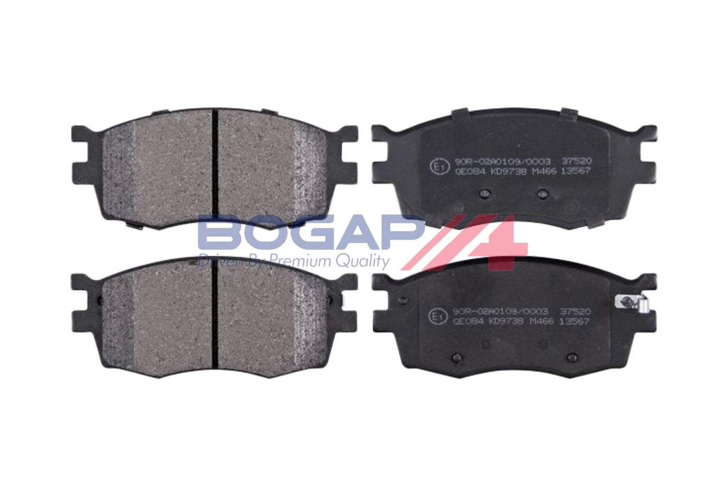 BOGAP Y8210213 Brake Pad Set, Disc Brake | ML Performance Car Parts