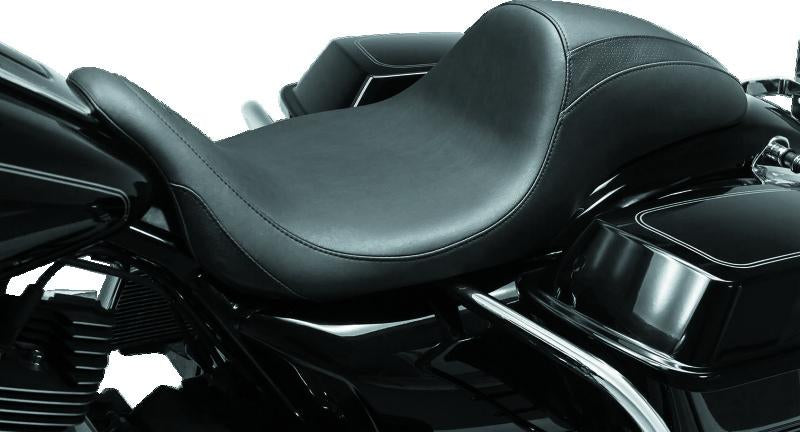 Mustang Motorcycle Mustang 08-21 Harley Electra Glide,Rd Glide,Rd King,Str Glide Summit Driver Backrest w/Studs -Black