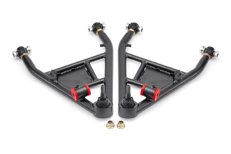 BMR Suspension BMR 14-19 Chevrolet Corvette C7 Rear Lower Control Arms For 15in Conversion Kit - Black Hammertone