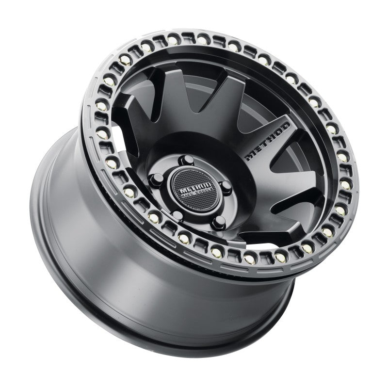 Method Wheels Method MR108 17x9 -44mm Offset 5x5 71.5mm CB Matte Black w/BH-H24125-38 Wheel
