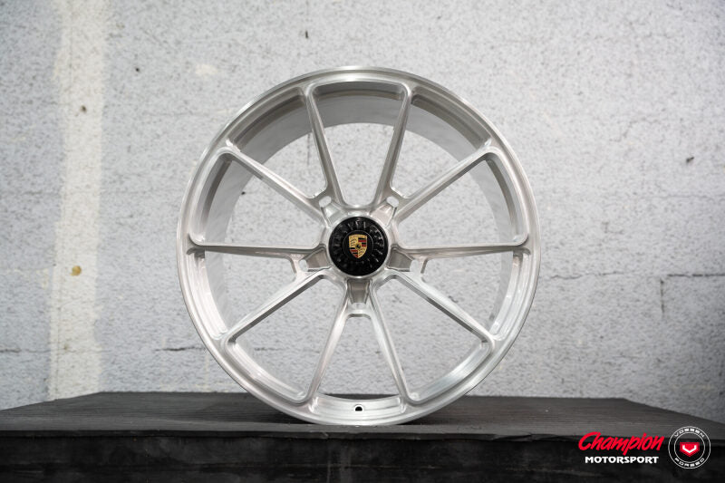 Vossen X Champion RS92 21X12 / ET45 / Brushed Gloss Clear Wheel / Centerlock / 911 GT3 992 - Rear