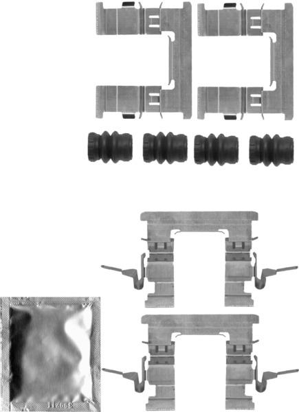 TEXTAR 82514800 Brake Pad Fitting Kit