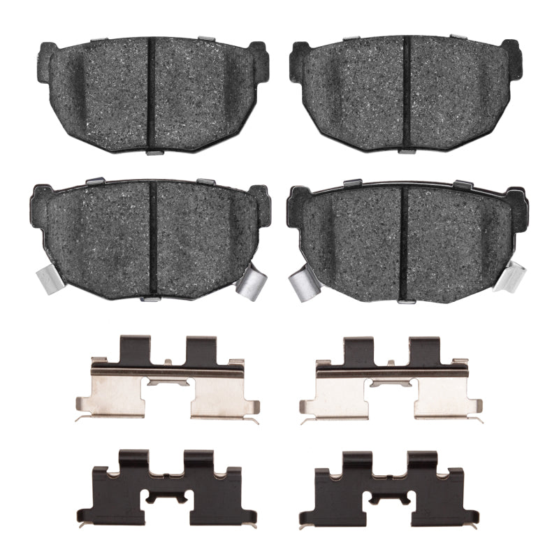 R1 Concepts R1 1981-1998 Nissan 240SX Rear R1 Semi Met Pads & Hardware Kit