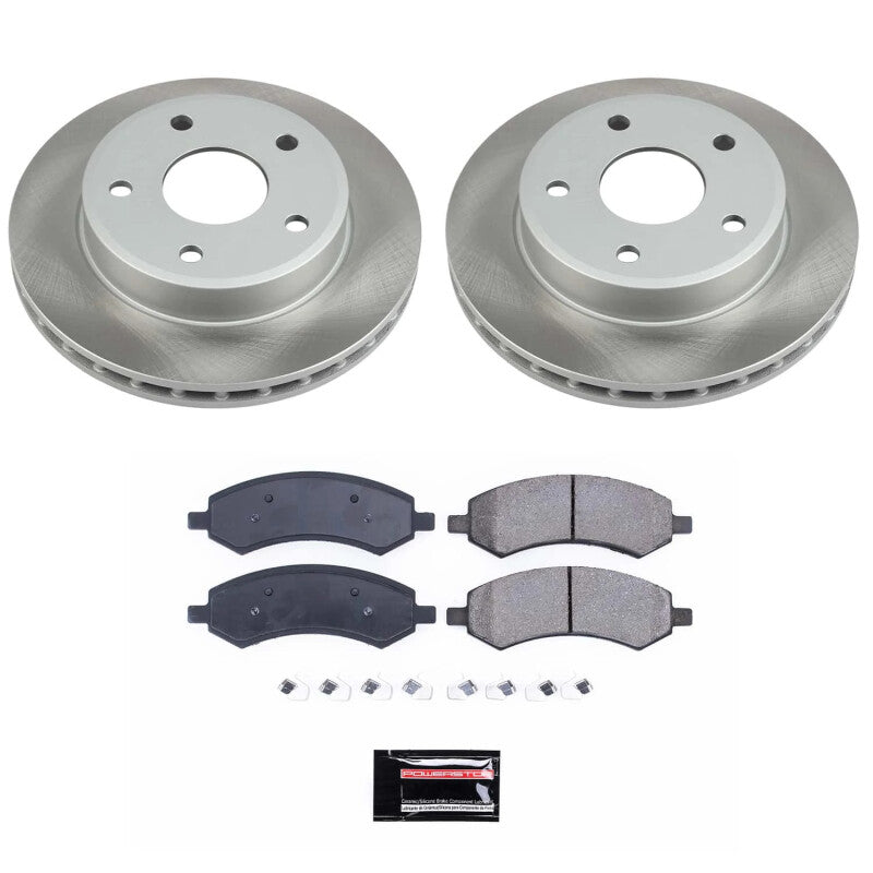 PowerStop Power Stop 2011 Ram Dakota Front Semi-Coated Rotor Kit