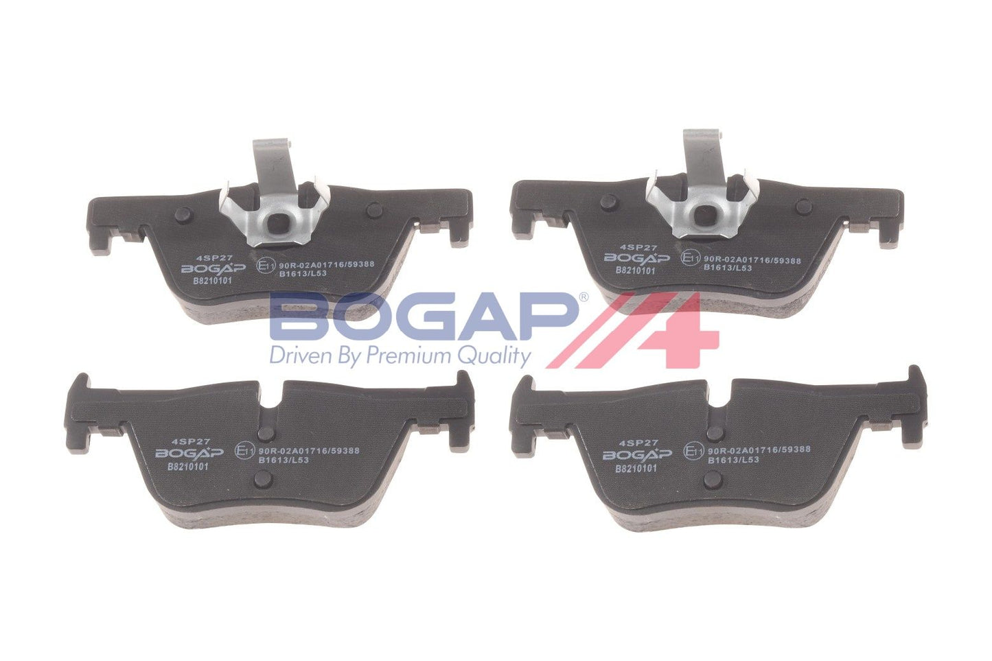 BOGAP B8210101 Brake Pad Set, Disc Brake | ML Performance Car Parts