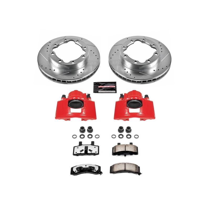PowerStop Power Stop 94-99 Chevrolet K1500 Suburban Front Z36 Truck & Tow Brake Kit w/Calipers