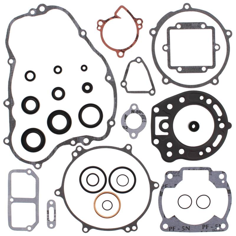 Vertex Pistons Vertex Gaskets 89-94 Kawasaki KDX200 Complete Gasket Kit w/ Oil Seals