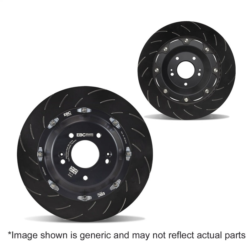 EBC Racing 2020+ Chevrolet Corvette Stingray 6.2L (w/Z51 Perf Package) 2 Piece SG Racing Rear Rotors