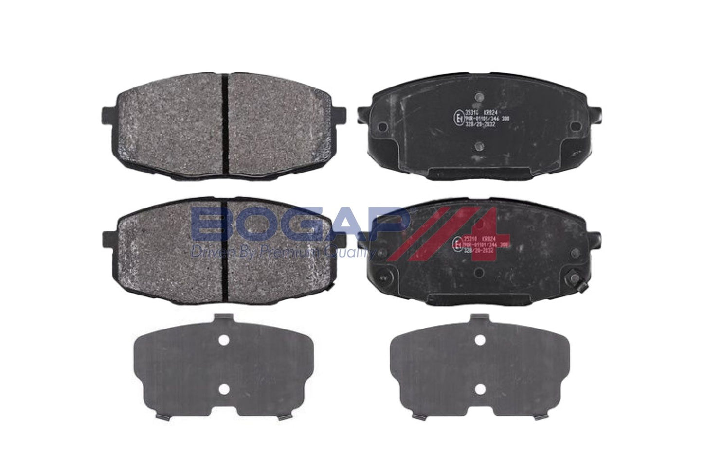 BOGAP Y8210253 Brake Pad Set, Disc Brake | ML Performance Car Parts