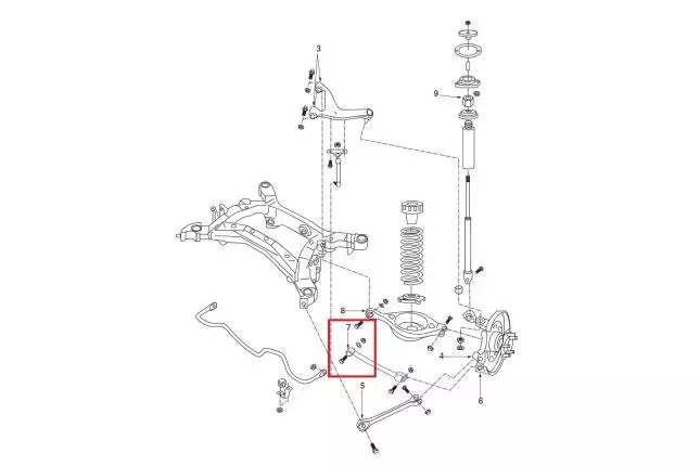 HARDRACE HR7248 Rear Lower Arm Bushing Infiniti G series, Nissan Skyline, Z-series