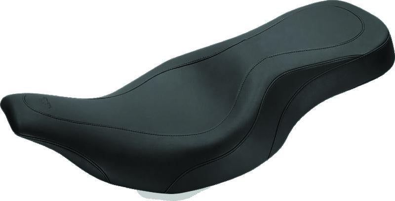 Mustang Motorcycle Mustang 97-07 Harley Electra Glide, Rd Glide Wide Tripper 1PC Seat - Black