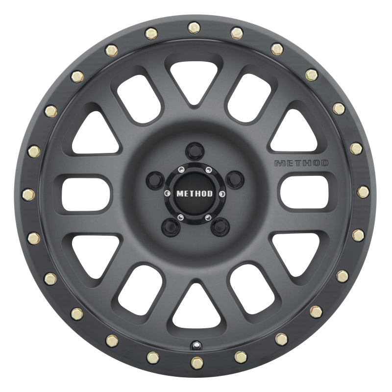 Method Wheels Method MR309 Grid 17x8.5 0mm Offset 5x5 94mm CB Titanium/Black Street Loc Wheel