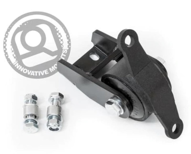 Innovative Mounts Innovative 90-93 Integra B-Series Black Steel 75A Bushing Front Mount B-Series Cable Trans