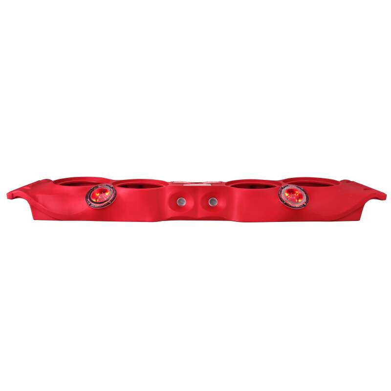DS18 2007-18 Jeep JK/JKU Soundbar Fits 4 x 8in Speakers (Not Included) Tweeters Drivers Included-Red