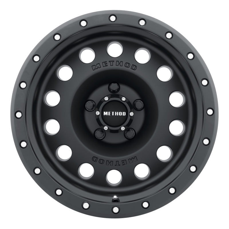 Method Wheels Method MR307 Hole 17x8.5 0mm Offset 5x5 94mm CB Matte Black Wheel