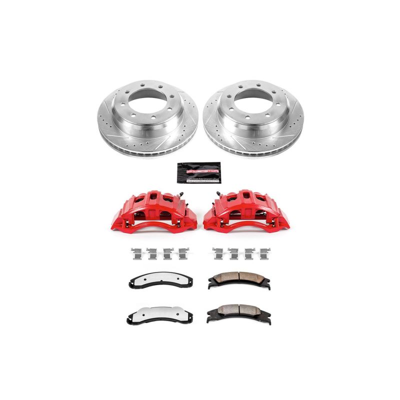 PowerStop Power Stop 17-18 Ford E-450 Super Duty Rear Z36 Truck&Tow Kit w/Cals