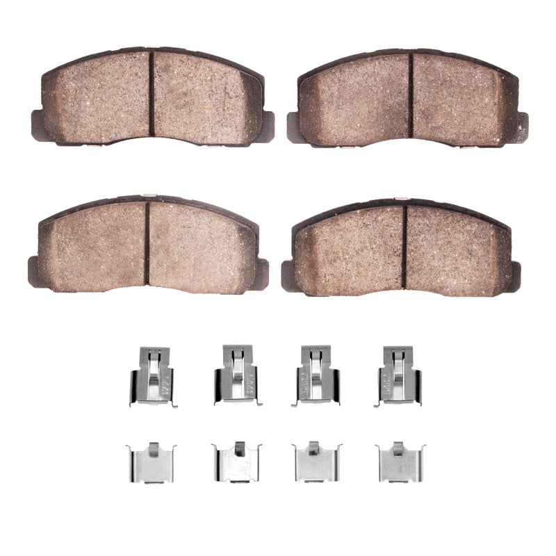 DFC 83-86 Dodge Colt Front 4000 HybriDynamic Brake Pads and Hardware Kit