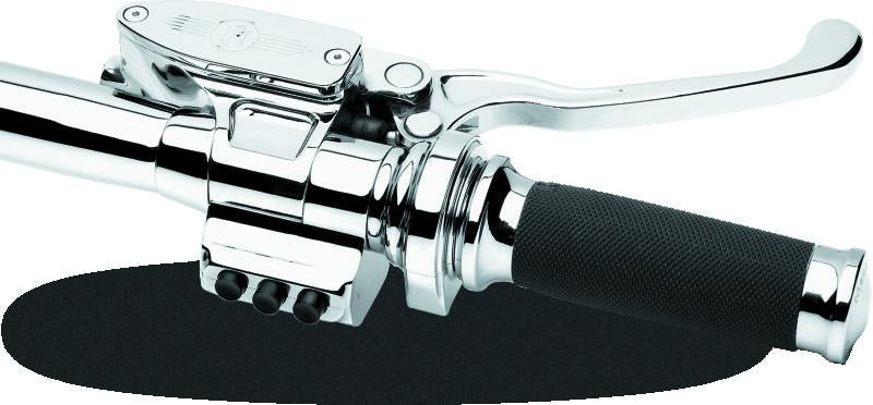 Performance Machine 11/16 Front Brake Master Cylinder - Contour - Chrome