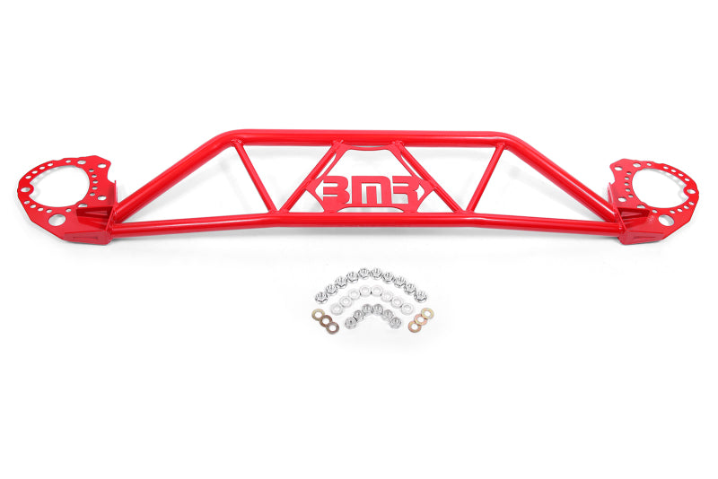 BMR Suspension BMR 15-20 Ford Mustang Front Twin Tube Design Strut Tower Brace - Red