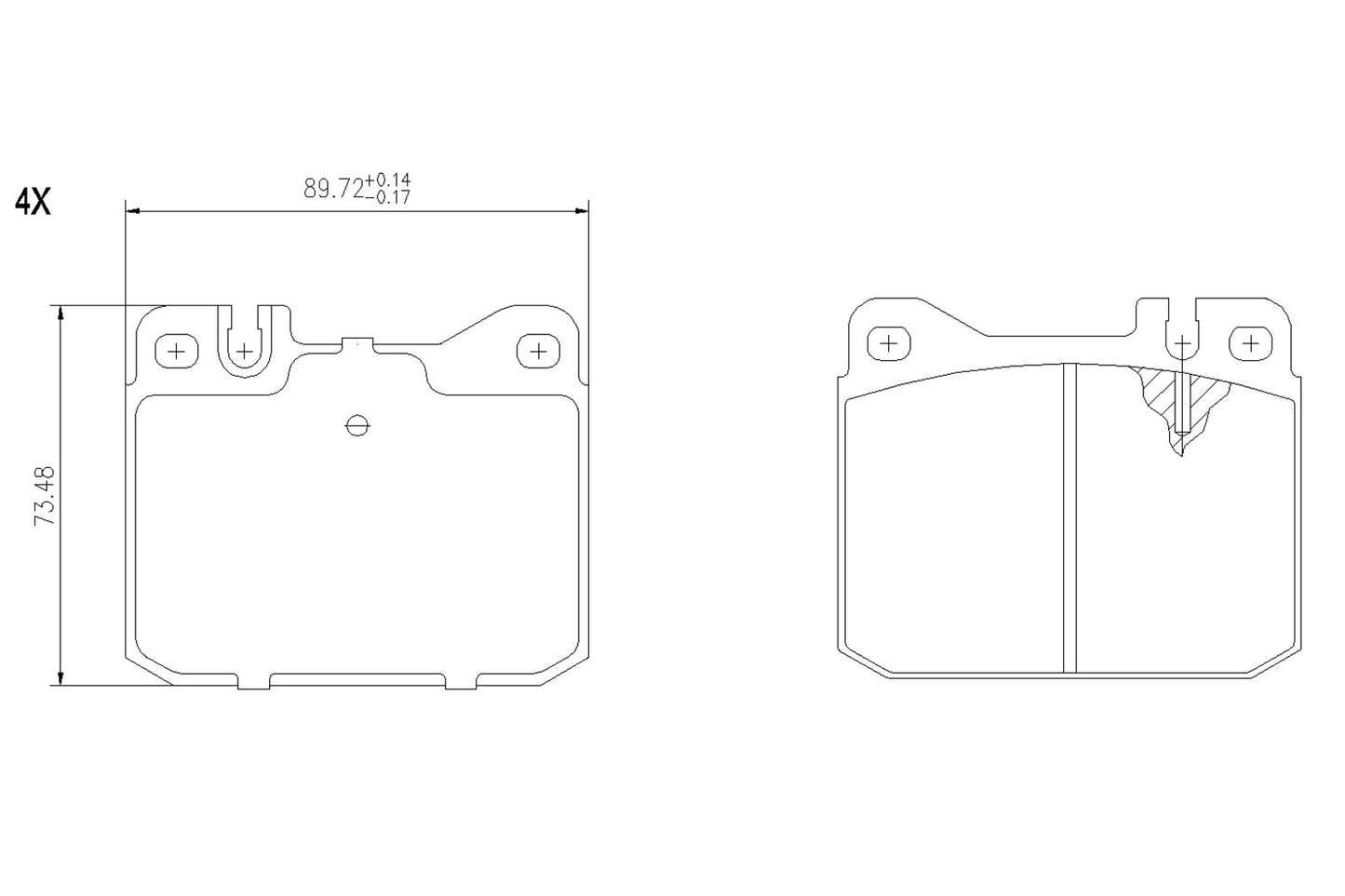 BOGAP C8210158 Brake Pad Set, Disc Brake | ML Performance Car Parts