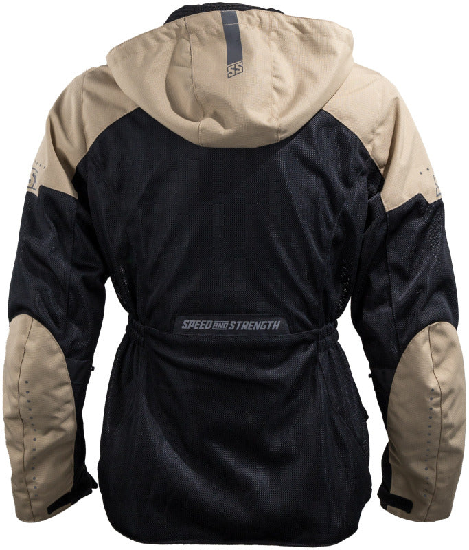 Speed and Strength Starstruck Mesh Jacket Trench Tan/Black Womens - 2XL