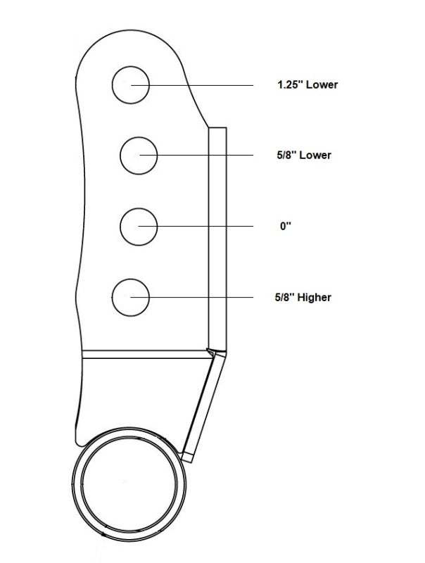 Ridetech 2015+ Ford F-150 2WD/4WD Adjustable Rear Shackles