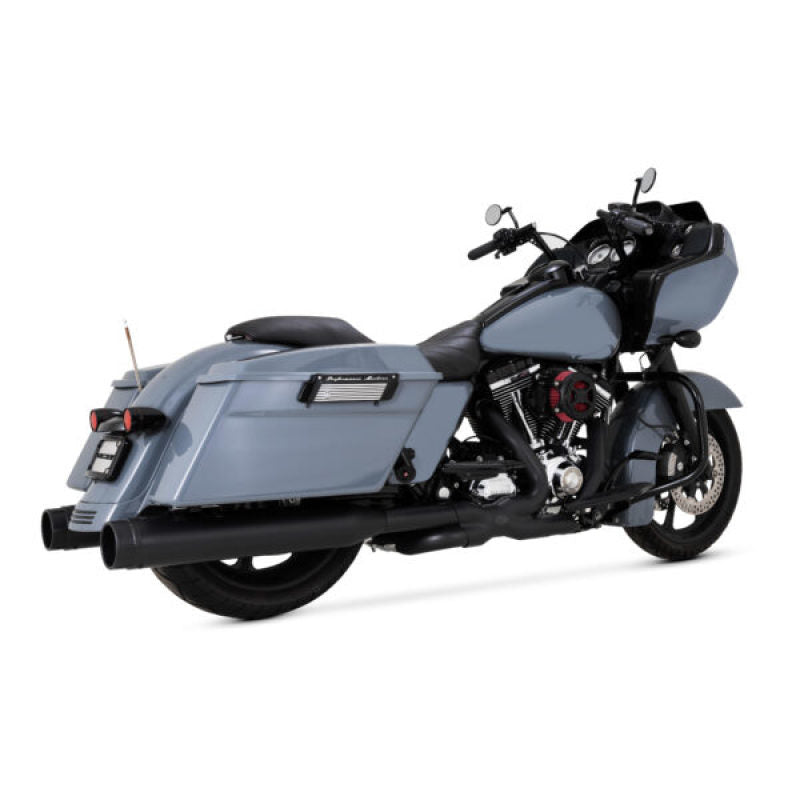 Vance and Hines Vance & Hines HD Dresser 17-25 Power Duals Black PCX Header Exhaust