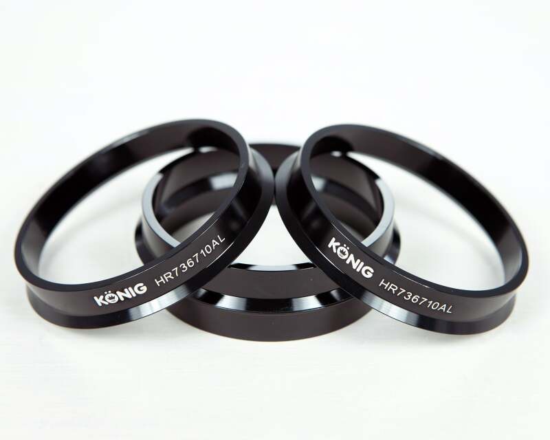 Konig Hub Ring - Aluminum Set (4pcs) - 73.1mm O.D. / 67.1mm I.D.