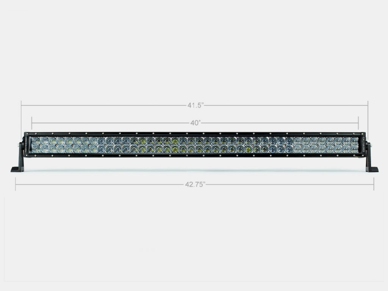 Cali Raised LED Cali Raised 42 Dual Row 5D Optic Osram Led Bar - Spot