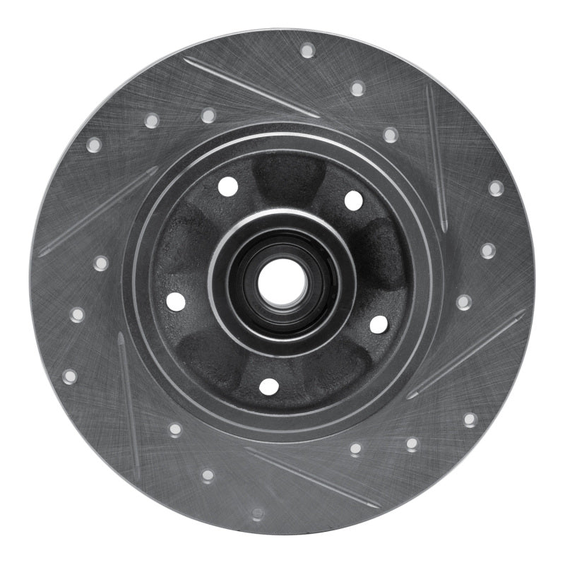R1 Concepts R1 02-11 Nissan APRio (Mexico) Front Left Drilled & Slotted Silver Brake Rotor