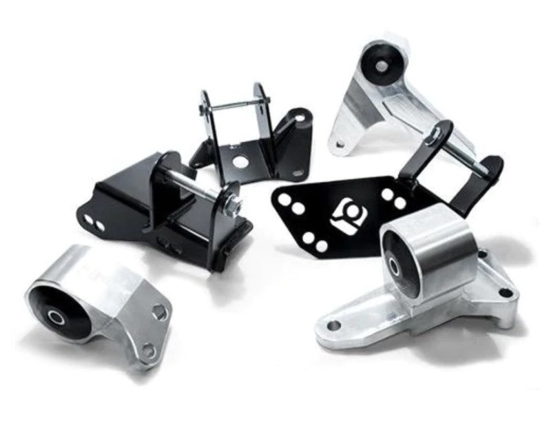 Innovative Mounts Innovative 96-00 Civic K-Series Silver Aluminum Mounts 75A Bushings (EG/DC Subframe)