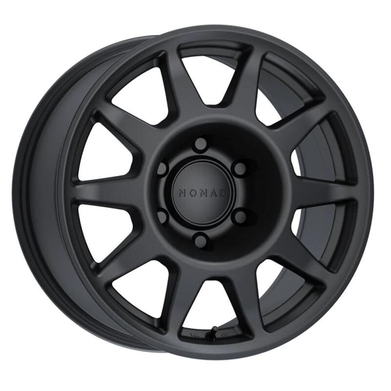 Nomad N505SB Touring 17x8.5in / 6X135 BP / 0mm Offset / 87.1mm Bore - Satin Black