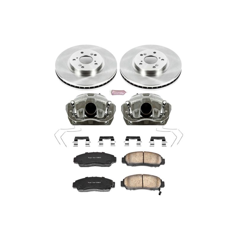 PowerStop Power Stop 11-14 Acura TSX Front Autospecialty Brake Kit w/Calipers